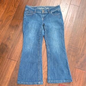 Industrial Cotton Flare Jeans size 16